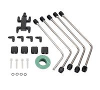 Complete Coolant Crossover Steam Vent Kit, Stainless Steel LS Engine Cooling Solution, CNC Aluminum Manifold with Corner Ports for LS1 LS2 LS3 LS6 LS7 LSX Engines