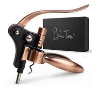 Complete Corkscrew Wine Opener Set With 7 Essential Accessories - Luxury Corkscrew Wine Opener Set for Effortless Uncorking & Wine Preservation - The most Elegant Wine Opener Gift Set (Luxe Bronze)