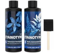 Complete Cyanotype Kit, Cyanotype Sensitizer Set for Sun Printing, Cyanotype Chemicals Kit for Cyanotype Dye Projects on Fabric and Paper, Ideal Cyanotype Sensitizer Kit for Beginners and Artists