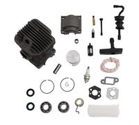 Complete Cylinder Piston Kit For Ms230 Ms250 023 025 Chainsaw 42.5mm Bore Including Crank Bearings And Seals