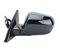 Complete Door Mirror 3 Pins Black Manual Folding Door Side Rearview Mirror Assembly Car Accessories For Accord 1998 1999 2000 2001 2002(1pc left)