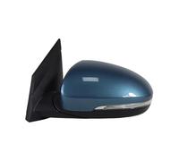 Complete Door Mirror Car Electrical Power Folding Heated Rear View Side Door Mirror Assembly For Hyundai For Tucson 2015-2019(Blue 8 wire Left)