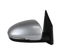 Complete Door Mirror Car Electrical Power Folding Heated Rear View Side Door Mirror Assembly For Hyundai For Tucson 2015-2019(Silver 5 wire Right)