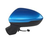 Complete Door wing Mirror Car Rear View Mirror Assembly For Chevy For Cruze 2016-2019 Auto Outside Side Rearview Electric Adjustment Side Door Mirror Assembly(Blue,3 Wire Left)