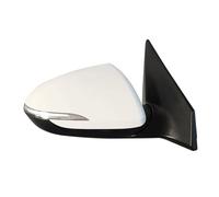 Complete Door wing Mirror For Audi Q5 2009 2010 2011 2012 2013 2014 2015,Side Rear View Mirror Assembly Exterior Electric Rearview Mirror Assembly,A-White-Right-6 Wire