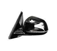 Complete Door wing Mirror For BMW X6 F16 2014 2015 2016 2017 2018,Side Rear View Mirror Assembly Exterior Electric Rearview Mirror Assembly,A-Black-Left