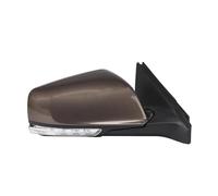Complete Door wing Mirror For Buick Lacrosse 2009 2010 2011 2012 2013 2014 2015,Side Rear View Mirror Assembly Exterior Electric Rearview Mirror Assembly,A-Brown-Right-9 Wire