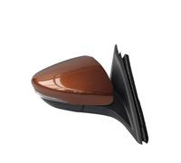 Complete Door wing Mirror For Ford Focus 2019 2020 2021,Side Rear View Mirror Assembly Exterior Electric Rearview Mirror Assembly,A-Brown-Right-10 Wire
