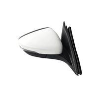 Complete Door wing Mirror For Ford Focus 2019 2020 2021,Side Rear View Mirror Assembly Exterior Electric Rearview Mirror Assembly,A-White-Right-8 Wire