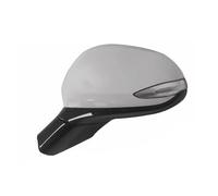 Complete Door wing Mirror For Hyundai Santa Fe IX45 2019 2020 2021 2022,Side Rear View Mirror Assembly Exterior Electric Rearview Mirror Assembly,Unpainted-Left-8 Wires