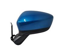 Complete Door wing Mirror For Mazda CX5 2012 2013 2014 2015 8 Pin Car Rearview Mirror Assembly Complete Wing Mirrors (Color : Blue, Size : Left)