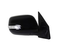 Complete Door wing Mirror For Toyota Land Cruiser LC200 UZJ200 2012 2013-2016 87940-60G30,Side Rear View Mirror Assembly Exterior Electric Rearview Mirror Assembly,A-Black-Right-5 Wire