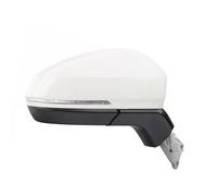 Complete Door wing Mirror For VW Tiguan 2019 2020 2021 2022,Side Rear View Mirror Assembly Exterior Electric Rearview Mirror Assembly,A-White-Right-6 Wire