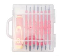 Complete Electrician's Screwdriver Bit Kit 7 Pieces of Chrome Vanadium Steel Tools with Ergonomic Handle for Easy Repairs