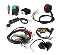 Complete Electrics Stator Coil CDI Wiring Harness Solenoid Rectifier Kit Replacement for 50cc 70cc 110cc 125cc ATV Pit Quad Dirt Bike Go Kart Scooter