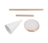 Complete Electroculture Set Featuring Pure Copper Coil, Wood Stakes And For Mold Tool To Boost Vegetable And Flower Vitality Organically(big)