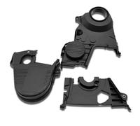 Complete Engine Timing Belt Back Cover Kit for 2001-2005 Honda Civic - Includes 11840-PLM-000, 11821-PLM-000, and 11811-PLC-000 - Set of 3