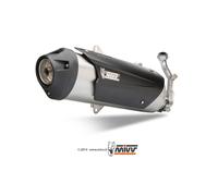 COMPLETE EXHAUST 1X1 MIVV URBAN STAINLESS STEEL FOR PIAGGIO MP3 400 2007-2011