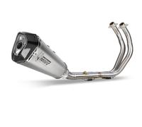 COMPLETE EXHAUST 2X1 MIVV DELTA RACE STEEL CARBON FOR KAWASAKI Z 650 2017-2023