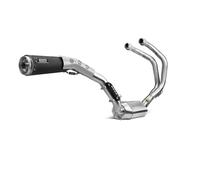 COMPLETE EXHAUST 2X1 MIVV GHIBLI STAINLESS STEEL BLACK FOR YAMAHA XSR 700 2016-2
