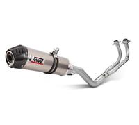 Mivv Oval Kawasaki Ninja 650/z650 2017-23 K.044.l4c Homologated Full Line System Silver Homologated unisex