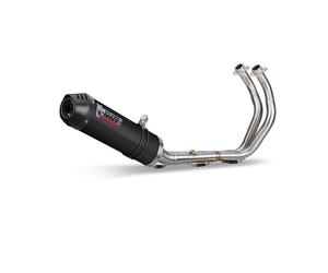COMPLETE EXHAUST 3X1 MIVV OVAL CARBON FOR YAMAHA XSR 900 2016-2020
