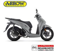 Complete Exhaust Arrow Urban Aluminum Black Honda SH 125 2024 2025