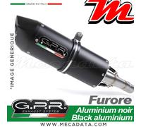 Complete Exhaust Line With Cat. GPR FURORE Black Aluminum YAMAHA T-MAX 530 2014