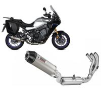Complete Exhaust MIVV OVAL Titanium+WITH Car Cap YAMAHA Tracer 9 GT 2021 > 2023