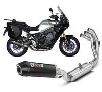 Mivv Oval Yamaha Tracer 9/gt 2021-23 Y.069.l3c Homologated Full Line System Silver Homologated unisex