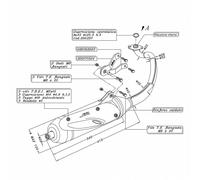 Complete Exhaust System Leovince Sito Steel Yamaha Neo S 50 2002 > 2012
