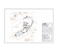 0703 - Muffler Leovince Sito 2-STROKE Peugeot VIVACITY 50