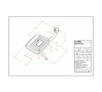 Silencer Sito Complete 0203 Fits Vespa Grand Sport 1956-1958