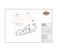 Complete Exhaust System Leovince Sitoplus Steel Aprilia Scarabeo 50 1998 > 2006