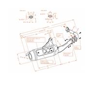 Silencer Sito Plus Complete 0554 Fits Piaggio TPH 50 1994-1997