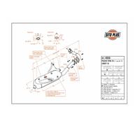 Silencer Sito Plus Complete 0233 Fits Piaggio Sfera 50 1997