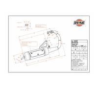 Complete Exhaust System Leovince Sitoplus Steel Yamaha Bw S 50 1998 > 1999
