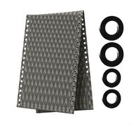 Complete Fabric Cord Replacement Kit for Beach Chair with 160 x 43 cm Nylon Cloth and Elastic Ropes, Designed for Easy Chair Restoration (B)