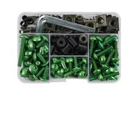 Complete Fairing Bolt Nut Screw Kit Fairing Bolt Screws For TDM 850 900/A For TMAX 500/530 SX/DX SRV250 SRX 400 600 Screws Nuts(GREEN)