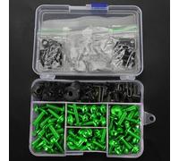 Complete Fairing Bolts Kit Screws Nut For Suzuki B-King For Boulevard C90 S50 S83 Gw250 For Inazuma Rf900r Rgv250(Green)