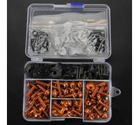 Complete Fairing Bolts Kit Screws Nut For Suzuki B-King For Boulevard C90 S50 S83 Gw250 For Inazuma Rf900r Rgv250(Orange)