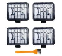 Complete Filter Solution for Bosch GAS 18V 1 Vacuum 4 Replacement Filters and Cleaning Brush Fit GAS18V 02 1600A017AD Models