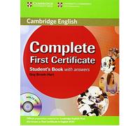 Complete First Certificate Student's Book with answers with CD-ROM: Student's Book with Answers and CD-ROM