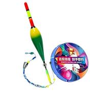Complete Fishing Rod Set, Nylon 18 cm Automatic Float Set, with Colour-Changing Float with Knot-free Design, Kayak Fishing, Shore Fishing, Basic Seeking Fishing Line with Self-Adjusting Float