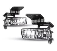 Complete Fog Light Compatible With Chevy For Silverado 1999-2002 For Suburban For Tahoe 2000-2006 Clear Lens Bumper Fog Light Front Fog Lamps Assambly
