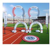 Complete FPV Drone Obstacle Set, Portable Flight Training Course Kit with Hoops, Flags, Gates, and Landing Pad for Enhanced RC Drone Skills