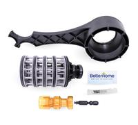 Complete GENUINE OEM Clack WS1 Water Softener Interior Rebuild Kit with Wrench - Parts Bundle Including Service Wrench, Spacer Stack, Downflow & Regenerant Pistons. Full Service Repair Kit