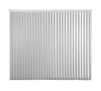 Complete Gray Vertical Blinds for Windows 98mm Thermal Slats Light Filtering or Blackout Curtains Indoor Privacy Protection 100cm x 195cm Set