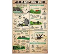 Complete Guide To Aquascaping Style Metal 101 Read Posters Gardener Knowledge Plaques Art Home Room Club Farmhouse Wall Decor Interesting Gift Of Iron Plaque Tin Sign 8x12 Inch