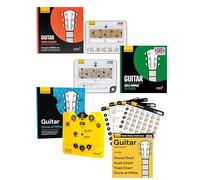 Complete Guitar Theory Super Bundle - Guitar Cheat Sheet Chord Charts, Circle of Fifths Decoder + Book, Sliding Guitar Chord Compass + Book, Sliding Guitar Scales Compass + Book - Learn Chords, Keys &